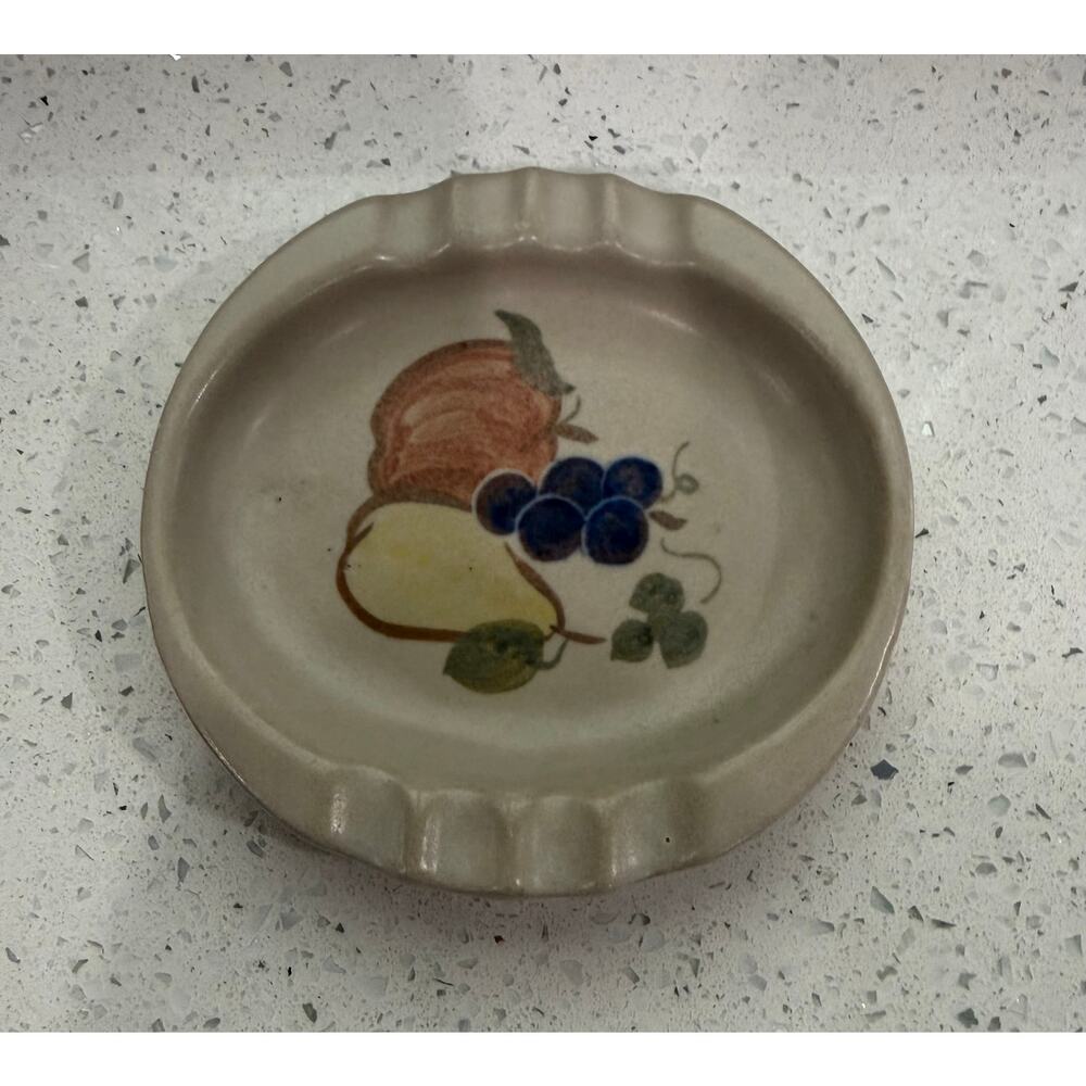 Vintage Chatham Potters - Country Harvest - Ashtrays Apple Pear Grapes